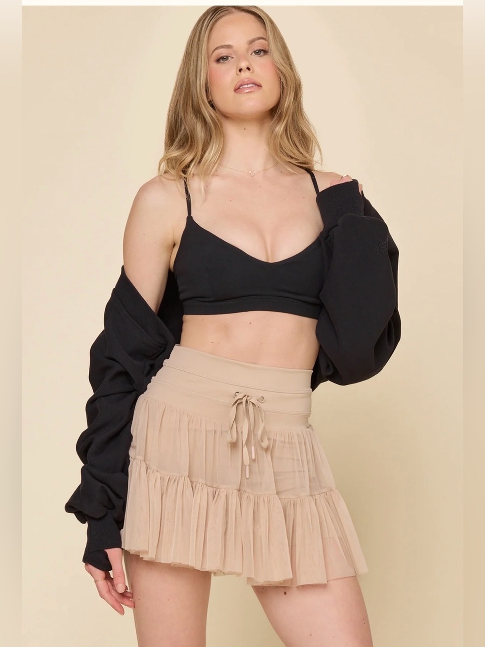 Like New Popflex Pirouette Skort- Cafe Au Lait size XL